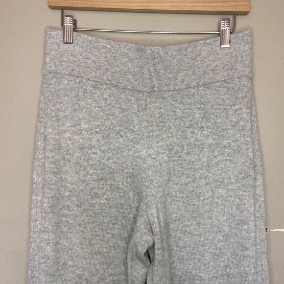 Club Monaco NWT Heather Grey High-Rise Wool Blend Sweater Pants Size Medium - Picture 2 of 5